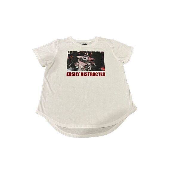 Star Wars baby YODA easily distracted tee - Picture 2 of 11